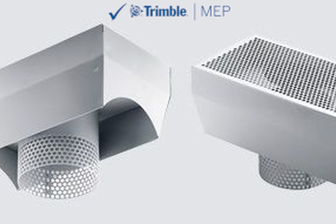 Supply Air Baffle Plate Diffuser Duct-Integrated D19 - Supply Air Baffle Plate Diffuser, Duct-Integrated D19
